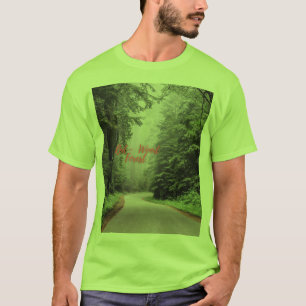 Rood hout Mannen Korte hoes T-shirt