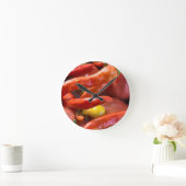 Rood in brand ronde klok (Huis)