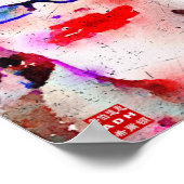 Rood in het gezicht poster (Hoek)