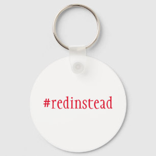 Rood in plaats daarvan sleutelhanger