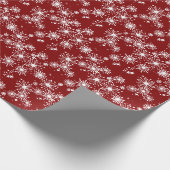  rood inpakken cadeaupapier (Hoek)