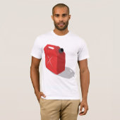 Rood jerricaans Mannen T-shirt (Voorkant volledig)