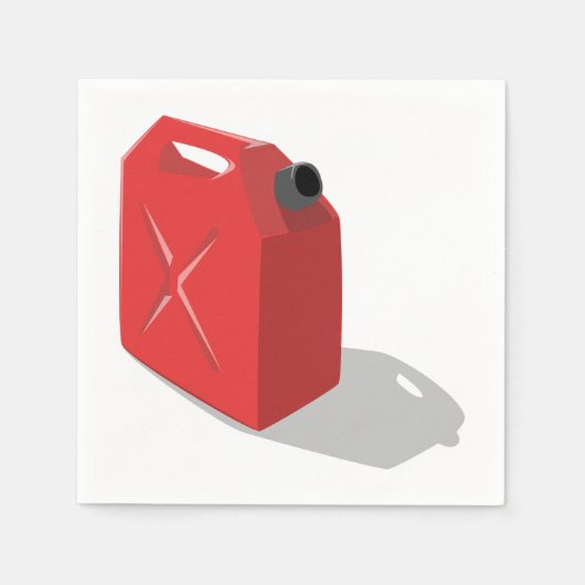 Rood Jerrican Papieren servetten (Voorkant)