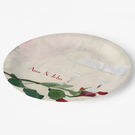 Rood Jubileum en Bord van papier van de partij (Gekanteld)