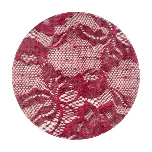 Rood kant: elastisch jacquard textiel. snijplank (Voorkant)