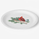  rood kardinaal kerstpapier Bord (Gekanteld)