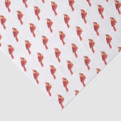 rood kardinaalgehalte-papier tissuepapier (Detail)