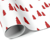 Rood kerstboompapier cadeaupapier (Rol Hoek)