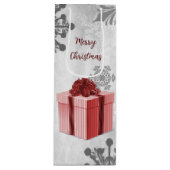 Rood kerstcadeau voor feestdag Wijn Gift Bag Wijn Cadeautas (Voorkant)