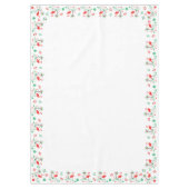 Rood kerstfeest Flamingo border-tafelkleed Tafelkleed (Voorkant)