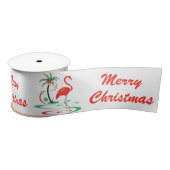 Rood kerstfeest Flamingo Merry-kerstlint Lint (Spoel)