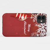 Rood kerstfeest iPhone draagtas Case-Mate iPhone Case (Achterkant (horizontaal))