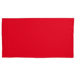 Rood King Size Kussen Hoesje Paar Kussensloop