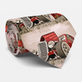 Rood  Klassiek Stropdas (Opgerold)