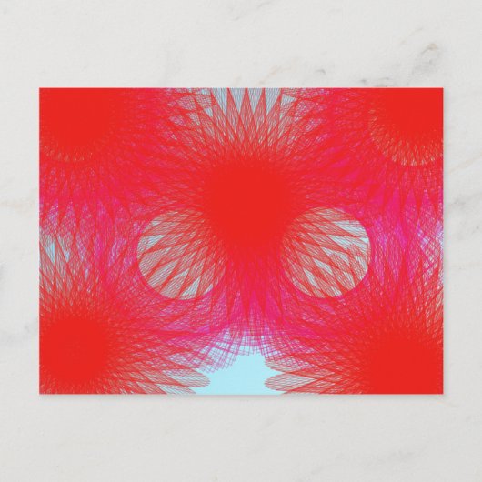 rood knutselen briefkaart (Voorkant)