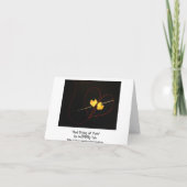 Rood Koord van het Lot Feestdagen Kaart (Achterkant)