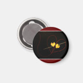 Rood koord van Vate Magneet (Voorkant / Achterkant)