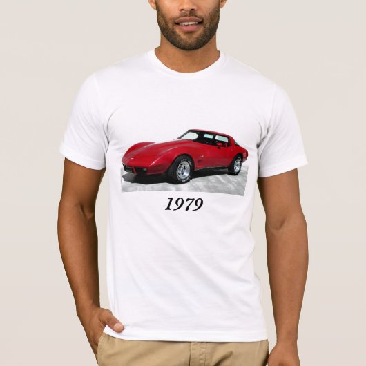 Rood korvet 1979 t-shirt (Voorkant)