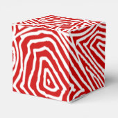 Rood krabbelpatroon bedankdoosjes (Achterkant)