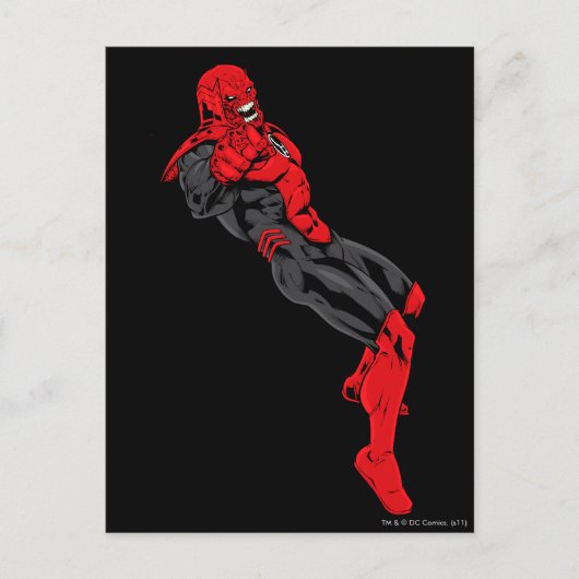 Rood lantaarnkorps - Rage Leaning 1 Briefkaart (Voorkant)