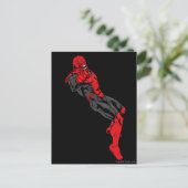 Rood lantaarnkorps - Rage Leaning 1 Briefkaart (Staand voorkant)