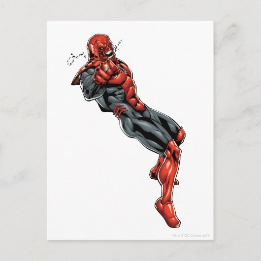 Rood lantaarnkorps - Rage Leaning 2 Briefkaart (Voorkant)