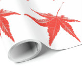 Rood leder cadeaupapier (Rol Hoek)