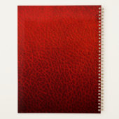 Rood leder planner (Achterkant)