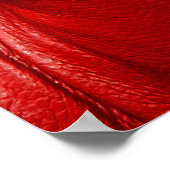 Rood leder textuur poster (Hoek)