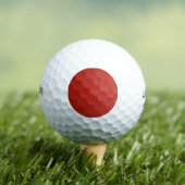 Rood lederen textiel golfballen (Insitu Shirt)