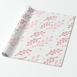 Rood lederpatroonpapier cadeaupapier