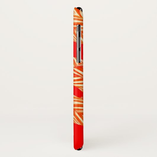 Rood lef botanische afdrukken Case-Mate iPhone case (Achterkant/links)