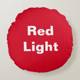 Rood Licht Groen Licht Kinder Spel Ronde Kussen