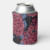 Rood lila op donkerblauw blikjeskoeler (Blikje Achterkant)