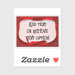 Rood lint Label kerst