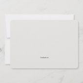 Rood lintje Foto geboorteaankondiging Aankondiging (Achterkant)