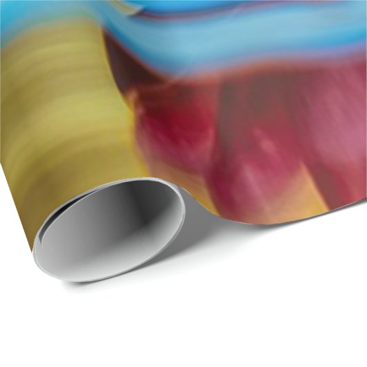 Rood Lotus Vloerlandschap, Zen Cadeaupapier (Rol Hoek)