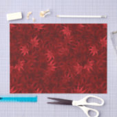 Rood maple-bladpatroon tissuepapier (Craft)