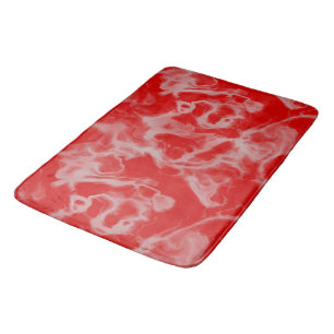 rood marmer abstract badmat