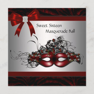 Rood Masker Bal Kaart