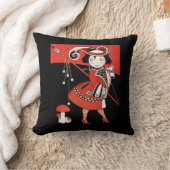 Rood meisje kussen (Deken)