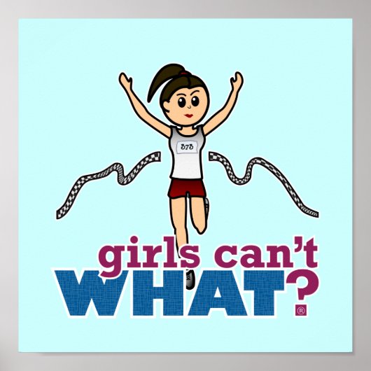 Rood meisje poster (Voorkant)