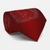 Rood met Geboorte Stropdas (Opgerold)