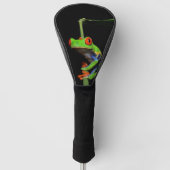Rood met schildklier golfheadcover (Voorkant)