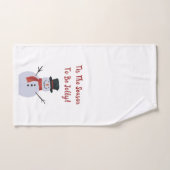 Rood met wit handdoek (Handdoek)