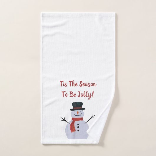 Rood met wit handdoek (Handdoek)