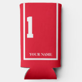 Rood met Wit Paard 1 Zadeldoek Custom (Achterkant)