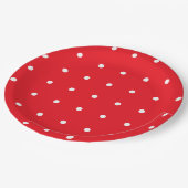 Rood met witte poka dots Bord (Gekanteld)