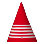 Rood met witte strepen Pet Feesthoedjes (Rechts)
