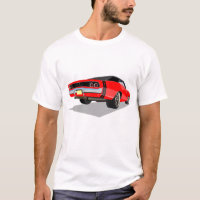 Rood met zwarte Stripes '68-lader